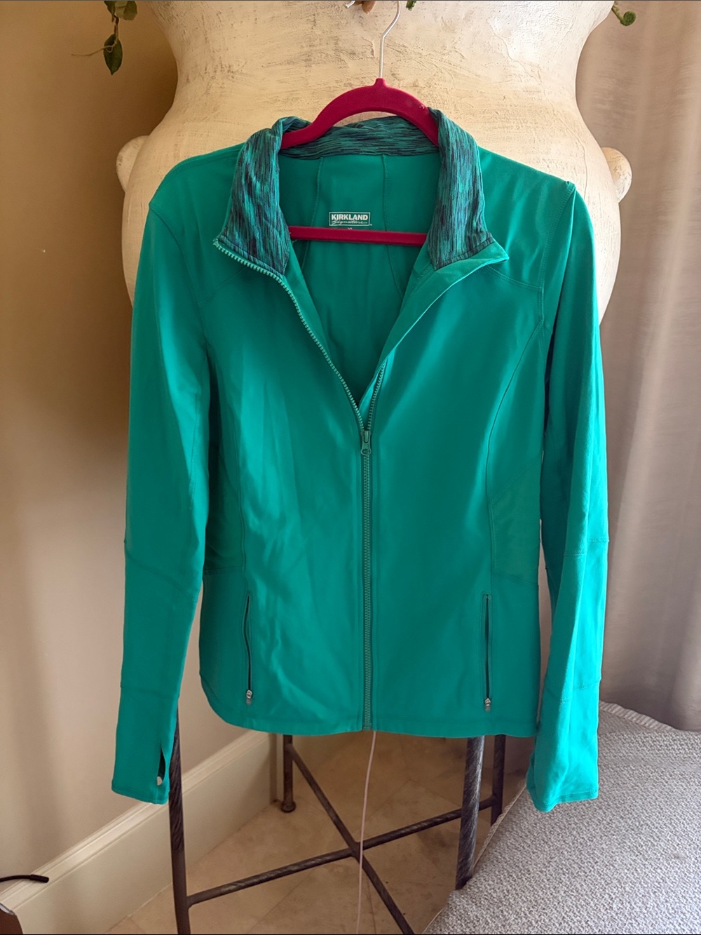 Kirkland Signature Women’s Teal Full-Zip Utility Jacket